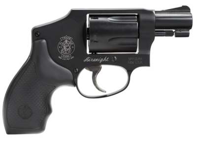 Smith &amp; Wesson 150544 Model 442 38 S&amp;W Spl +P 5rd 1.88&quot; Black Stainless Steel Barrel, Black Caron Steel Cylinder, Black Aluminum Frame with Black Polymer Grip &amp; No Internal Lock