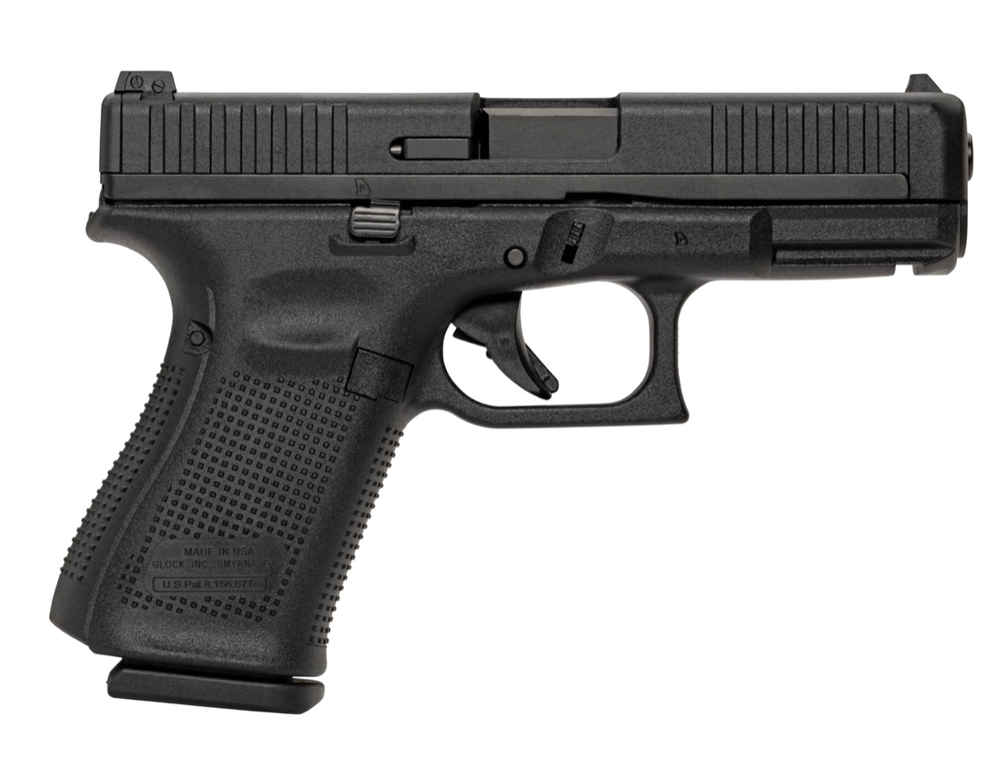 Glock G44 Compact 22 LR 4.02&quot; 10+1 Black Steel Slide Black Rough Texture Interchangeable Backstraps Grip Adj Sights