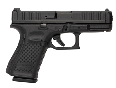Glock G44 Compact 22 LR 4.02&quot; 10+1 Black Steel Slide Black Rough Texture Interchangeable Backstraps Grip Adj Sights