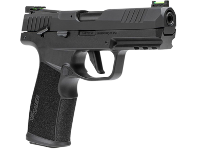 Sig Sauer 322C-BAS P322 22 LR Caliber with 4&quot; Threaded Barrel, 20+1 Capacity, Black Finish Picatinny Rail Frame, Serrated/Optic Cut Black Anodized Stainless Steel Slide &amp; Polymer Grip Includes 2 Mags