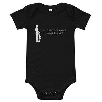 Shoot Blanks 2 Baby short sleeve one piece