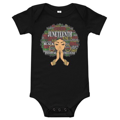 Juneteenth Baby short sleeve one piece