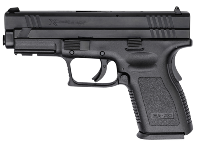 Springfield Armory XD9645 XD Compact *CA Compliant 45 ACP Caliber with 4&quot; Barrel, 10+1 Capacity, Black Finish Picatinny Rail Frame, Serrated Black Melonite Steel Slide &amp; Polymer Grip