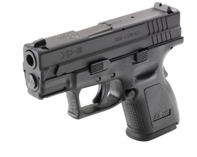 Springfield Armory XDD9801 XD Sub-Compact Defender Legacy 9mm Luger Caliber with 3&quot; Barrel, 10+1 Capacity, Black Finish Picatinny Rail Frame, Serrated Black Melonite Steel Slide &amp; Polymer Grip