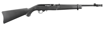 Ruger 11112 10/22 Takedown 22 LR 10+1 16.40&quot; Threaded/Flash Suppressor Barrel, Satin Black Alloy Steel, Black Synthetic Stock , Cross-Bolt Manual Safety