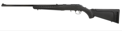 Ruger 8301 American Rimfire Standard 22 LR Caliber with 10+1 Capacity, 22&quot; Barrel, Satin Blued Metal Finish &amp; Black Synthetic Stock Right Hand (Full Size)