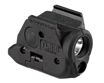 Streamlight 69287 TLR-6 Weapon Light w/Laser Springfield XD/Hellcat 100 Lumens Output White LED Light Red Laser 89 Meters Beam Rail Grip Clamp Mount Black Anodized Polymer