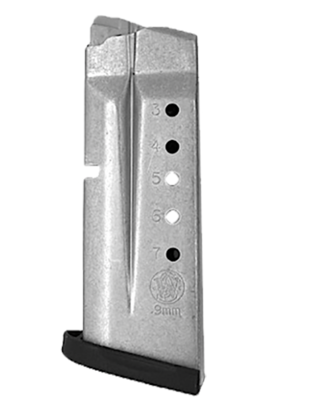 Smith &amp; Wesson OEM Stainless Detachable 7rd for 9mm Luger S&amp;W M&amp;P Shield