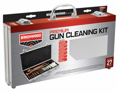 Birchwood Casey PGCK Premium Cleaning Kit Universal with 27 Pieces, Includes Hard Case