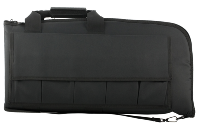 NcStar CV290746 VISM Rifle Case Black PVC Nylon with ID Holder, Foam Padding, Double Zippers &amp; Mag Pouches 46&quot; L x 13&quot; H