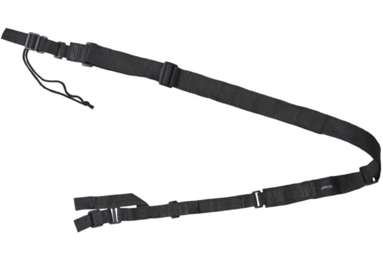 Bulldog Tactical Adjustable 3 Point Sling Black Nylon Webbing