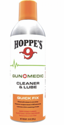 HOPPES GUN MEDIC CLEANER &amp; LUBE 10OZ