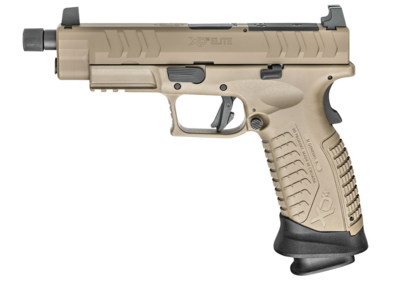 Springfield Armory XDMET9459FHCOSP XD-M Elite OSP 9mm Luger Caliber with 4.50&quot; Threaded Barrel, 22+1 Capacity, Overall Flat Dark Earth Finish, Picatinny Rail Frame, Serrated/Optic Cut Cerakote Steel S