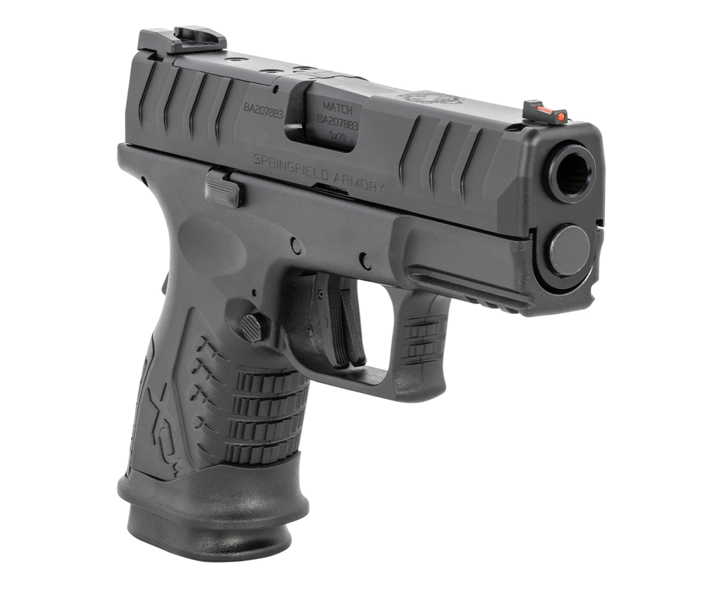Springfield Armory XDME9389CBHCOSP XD-M Elite Compact OSP 9mm Luger Caliber with 3.80&quot; Barrel, 14+1 Capacity, Black Finish Picatinny Rail Frame, Serrated/Optic Cut Black Melonite Steel Slide &amp; Interch