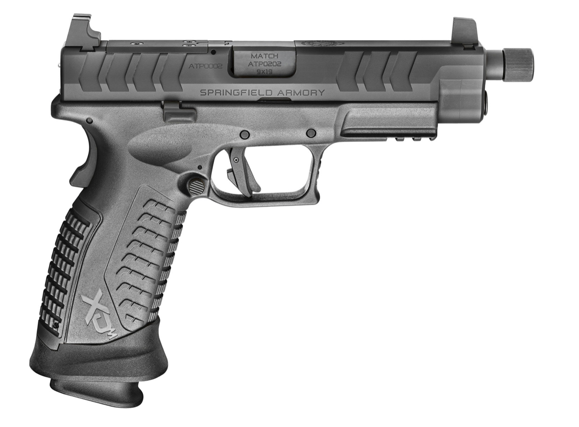 Springfield Armory XDMET9459BHCOSP XD-M Elite OSP 9mm Luger Caliber with 4.50&quot; Threaded Barrel, 22+1 Capacity, Black Finish Picatinny Rail Frame, Serrated/Optic Cut Black Melonite Steel Slide &amp; Interc
