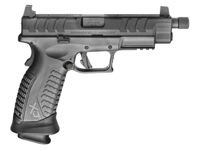 Springfield Armory XDMET9459BHCOSP XD-M Elite OSP 9mm Luger Caliber with 4.50&quot; Threaded Barrel, 22+1 Capacity, Black Finish Picatinny Rail Frame, Serrated/Optic Cut Black Melonite Steel Slide &amp; Interc