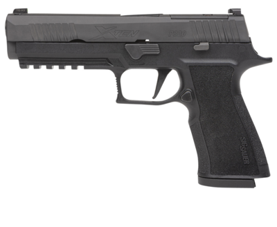 Sig Sauer 320X510BXR3R2 P320 XTen 10mm Auto Caliber with 5&quot; Barrel, 15+1 Capacity, Black Finish Picatinny Rail, Serrated/Optic Cut Black Nitron Stainless Steel Slide &amp; Black Polymer Grip Includes 2 Ma