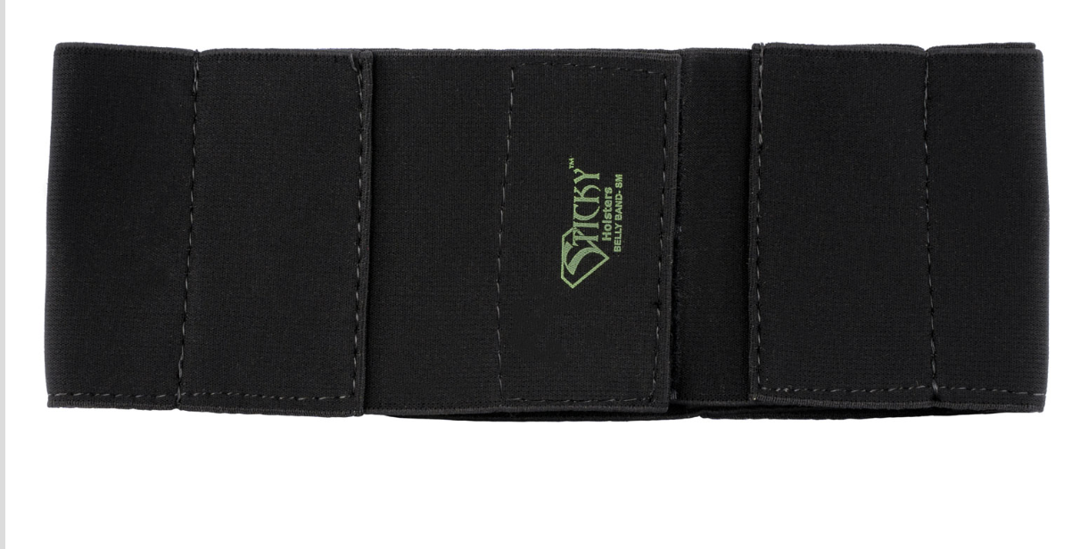 Sticky Holsters BBSM Belly Band Black 24&quot;-34&quot; Small