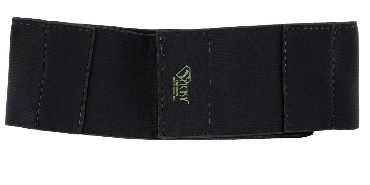 Sticky Holsters BBMD Belly Band Elastic Black Medium 32-50&quot;