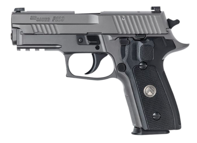 SIG Sauer P229 Compact Legion SA/DA 9mm Luger Caliber with 3.90&quot; Barrel, 15+1 Capacity, Overall Legion Gray Cerakote Metal Finish, Picatinny Rail/Beavertail Frame, Serrated Slide &amp; Black G10 with Legi