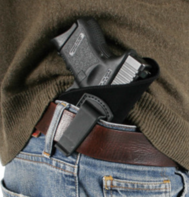 BLACKHAWK! INSIDE-THE-PANTS HOLSTER - BLACK, SIZE 07, RIGHT HAND