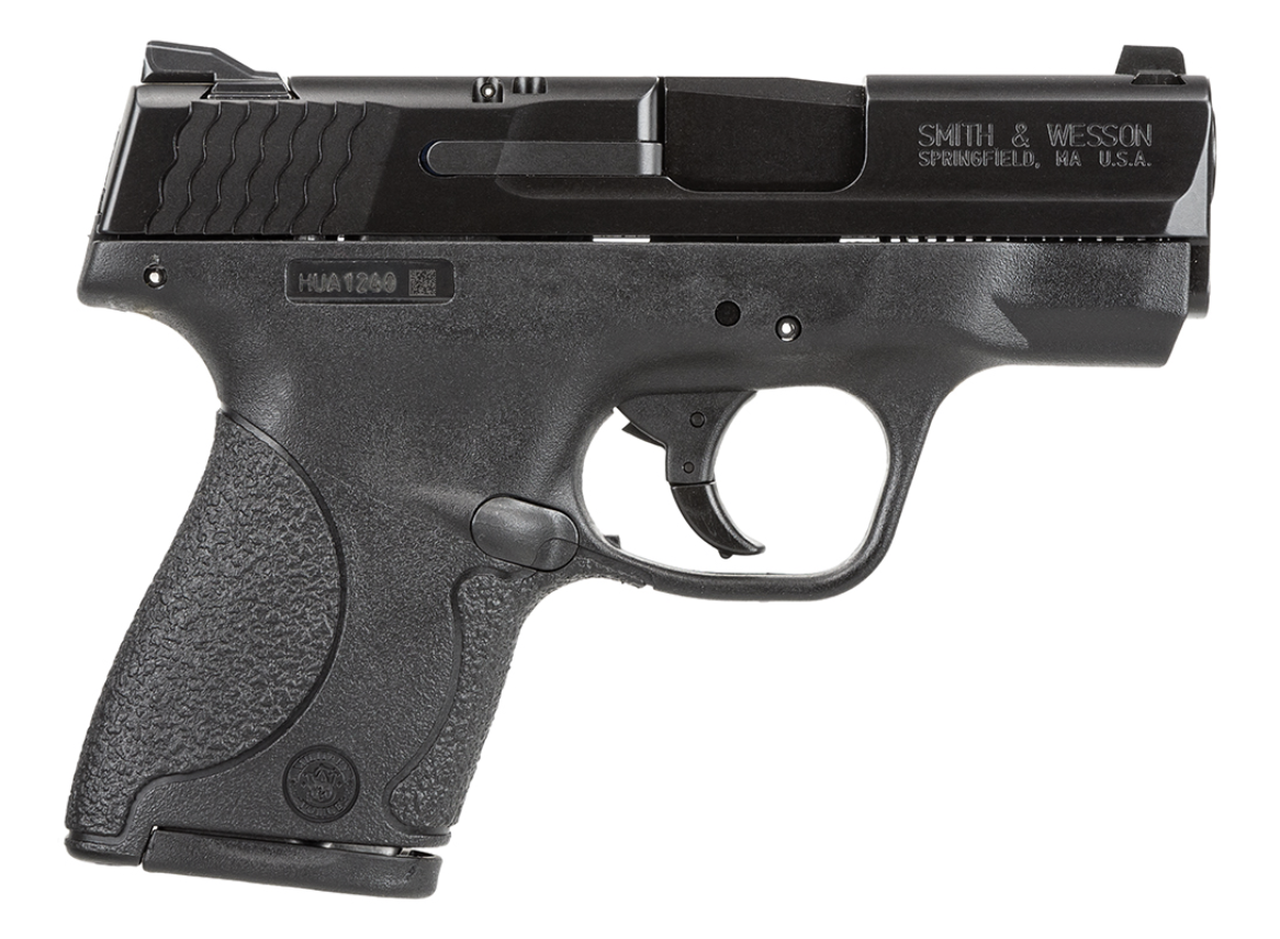 Smith &amp; Wesson 187020 M&amp;P Shield *CA Compliant 40 S&amp;W Caliber with 3.10&quot; Barrel, 6+1 or 7+1 Capacity, Matte Black Finish Frame, Serrated Black Armornite Stainless Steel Slide &amp; Polymer Grip