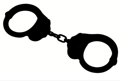 Uzi Accessories Handcuffs NIJ Black Steel Includes 2 Keys