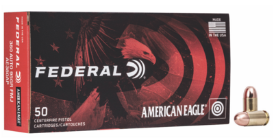 Federal American Eagle 380 ACP 95 gr Full Metal Jacket (FMJ) 50 Bx
