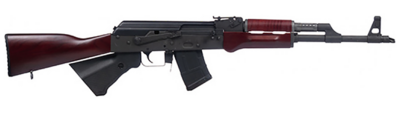 Century Arms VSKA *CA Compliant 7.62x39mm 16.25&quot; 10+1 Black Phosphate Rec Redwood Stock Black Polymer with Integrated Shark Fin Grip Right Hand