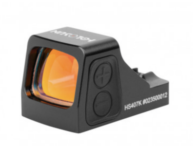 Holosun HS407K X2 Black Anodized 1x 6 MOA Red Dot Reticle Includes Lens Cloth/Multi Tool