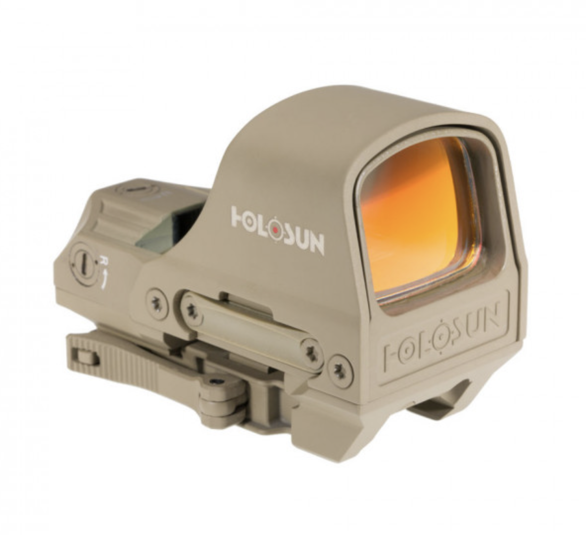 HOLOSUN OPEN REFLEX SIGHT - FDE, 65 MOA RED CIRCLE W/ 2 MOA DOT  - HOLHS510CFDER