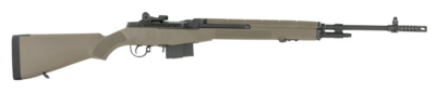 Springfield Armory MA9120CA M1A Standard Issue *CA Compliant 308 Win 10+1 22&quot; Carbon Steel Barrel Black Parkerized Rec Flat Dark Earth Synthetic Stock Right Hand