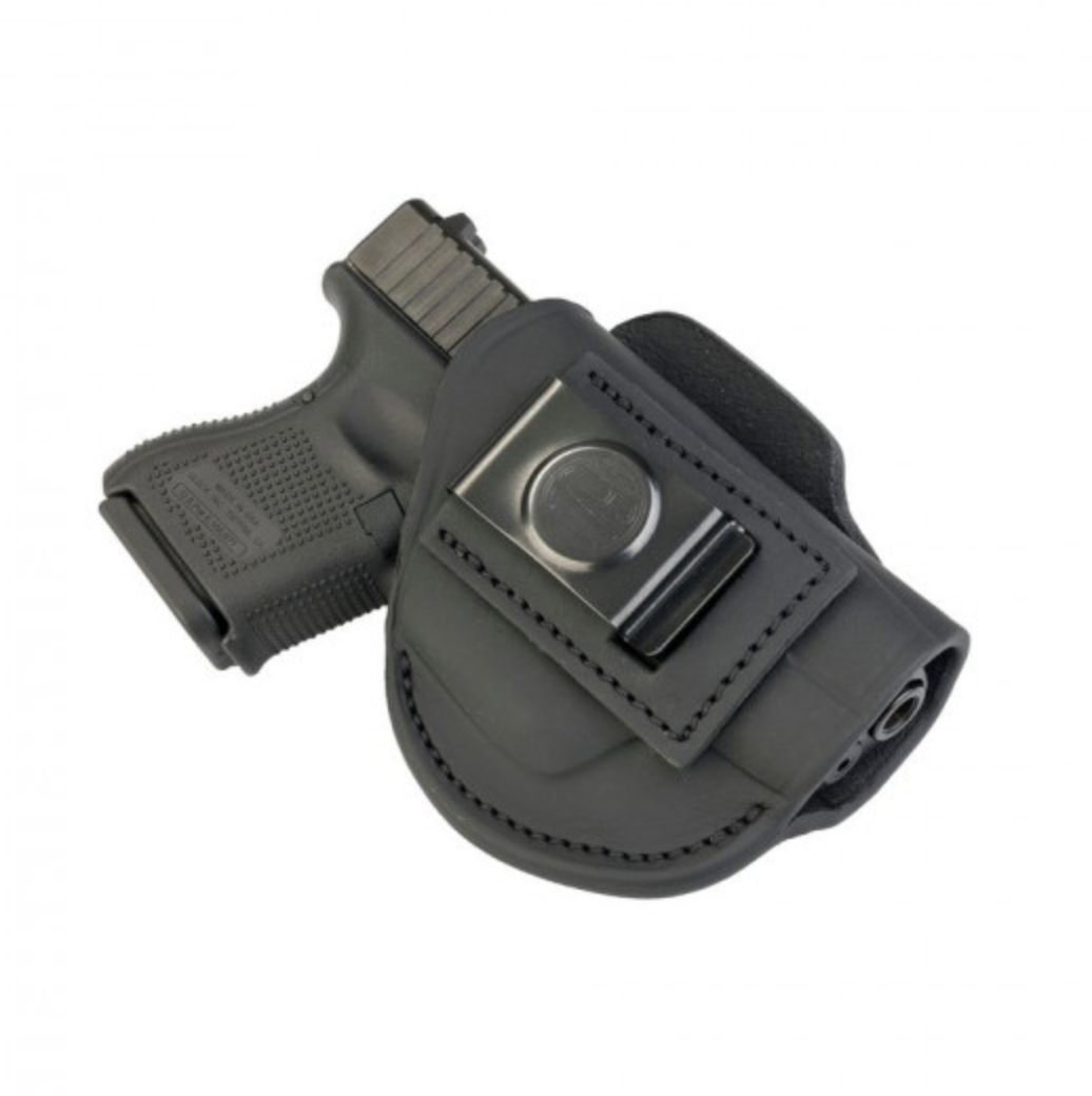 1791 4-WAY CONCEALMENT &amp; BELT LEATHER IWB &amp; OWB HOLSTER - STEALTH BLACK - LEFT HAND - GLOCK 25/26/27, RUGER SR9C, S&amp;W MP9, SPR XDS, WAL PPS