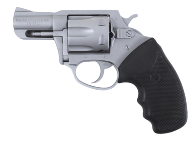 Charter Arms 73840 Undercover Police 38 Special Caliber with 2.20&quot; Stainless Steel Finish Barrel, 6rd Capacity Stainless Steel Finish Cylinder, Anodized Aluminum Frame &amp; Finger Grooved Black Rubber Gr