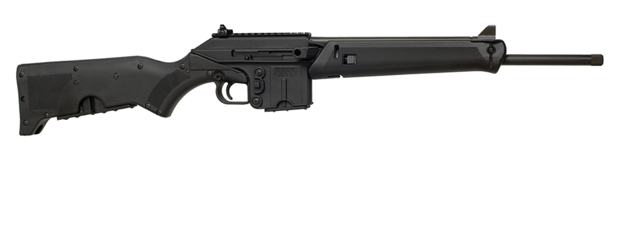 Kel-Tec SU16CABLK SU-16 *CA Compliant 5.56x45mm NATO Caliber with 16&quot; Barrel, 10+1 Capacity, Black Metal Finish, Black Fixed Storage Compartment Stock Right Hand