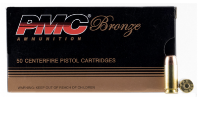 PMC 40E Bronze 40 S&amp;W 180 gr Full Metal Jacket Flat Point (FMJFP) 50 Bx