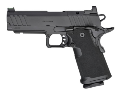 Springfield Armory Prodigy 9mm Luger 20+1/17+1 4.25&quot; Bull Barrel, Black Cerakote Carbon Steel Frame w/Picatinny Acc. Rail, Optic Ready Slide, Polymer Grip, Fiber Optic Sight