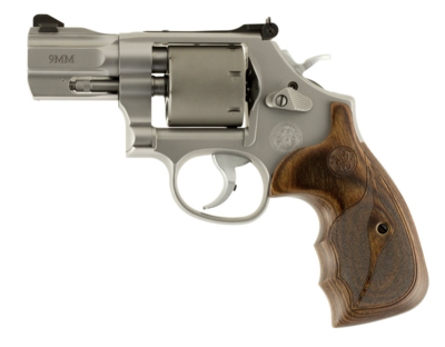 Smith &amp; Wesson 10227 Model 986 Performance Center 9mm Luger Stainless Steel 2.50&quot; Custom Barrel With Recessed Precision Crown, 7rd Titanium Unfluted Cylinder, Stainless Steel L-Frame, Bossed Mainsprin
