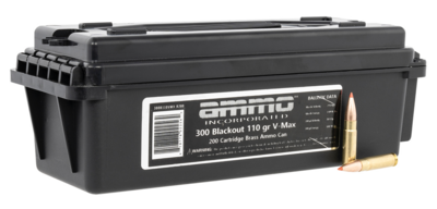 Ammo Inc Signature 300 Blackout 110 gr 2400 fps V-Max 200 Rounds Per Case