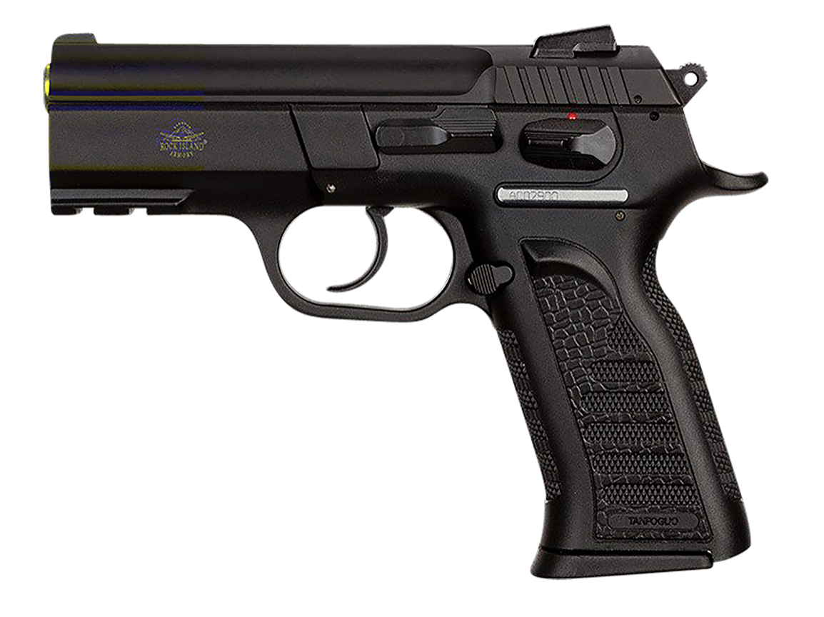Rock Island MAPP MS *CA Compliant 9mm Luger Caliber with 3.75&quot; Barrel, 10+1 Capacity, Overall Black Parkerized Finish, Picatinny Rail/Beavertail Frame, Serrated Steel Slide &amp; Black Polymer Grip