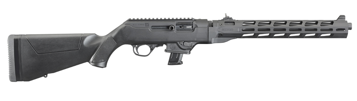 Ruger 19116 PC Carbine *CA Compliant 9mm Luger 10+1 16.12&quot; Fluted Barrel, Type III Hard Coat Anodized Aluminum Alloy Receiver, Synthetic Stock, M-Lok Accessory Slots, Optics Ready