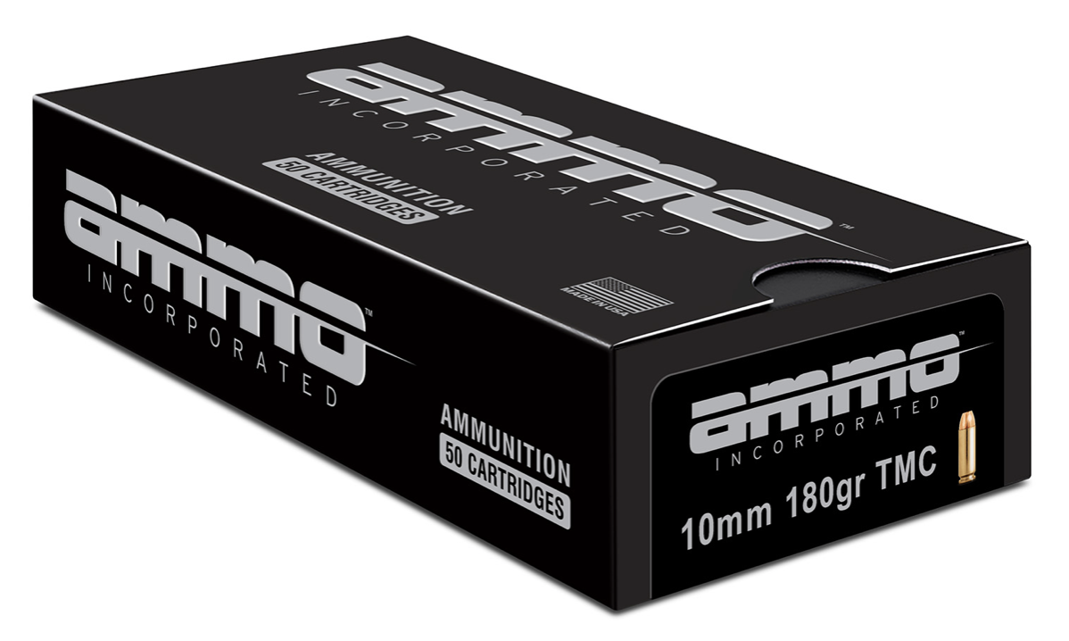 Ammo Inc. Signature 10mm Auto 180 gr 1190 fps Total Metal Case (TMC) 50 Bx