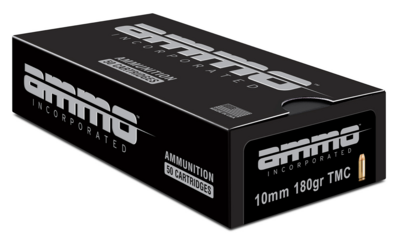 Ammo Inc. Signature 10mm Auto 180 gr 1190 fps Total Metal Case (TMC) 50 Bx