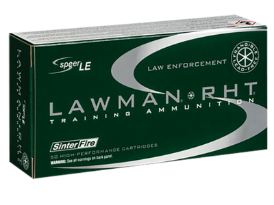 Speer  Lawman Training RHT 40 S&amp;W 125 gr SinterFire Frangible 50 Bx