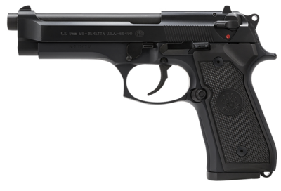 Beretta USA J92M9A0 M9 9mm Luger 4.90&quot; Barrel 10+1, Bruniton Finish Aluminum Frame, Serrated Steel Slide, Polymer Grip