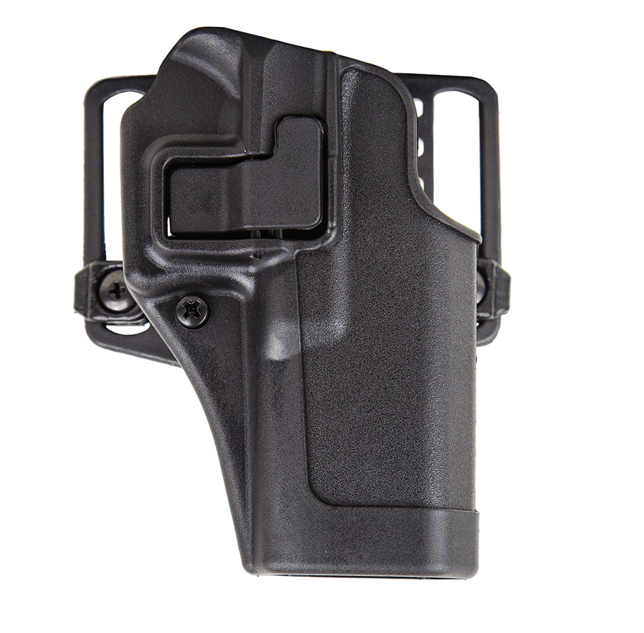 Blackhawk 410507BKL Serpa CQC OWB Size 07 Matte Black Polymer Belt Loop/Paddle Fits Springfield XD Fits Springfield XD--M Fits Springfield Mod.2 Fits 3.80-4&quot; Barrel Left Hand