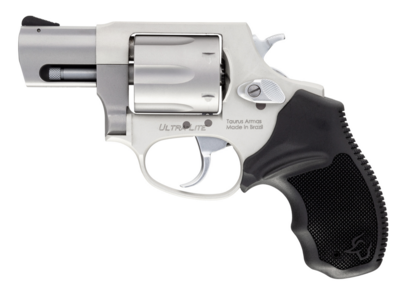 Taurus 856 Ultra-Lite *CA Compliant 38 Special Caliber with 2&quot; Matte Stainless Finish Barrel, 6rd Capacity Matte Stainless Finish Cylinder, Matte Anodized Finish Aluminum Frame &amp; Finger Grooved Black 