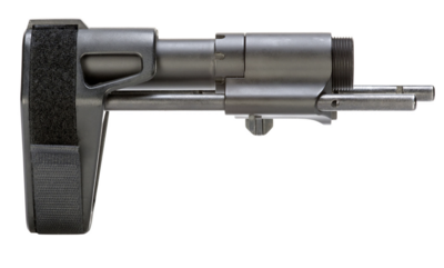 SB Tactical PDW Black Elasto-Polymer 3-Position Adjustable for AR-Platforms (Tube Included)