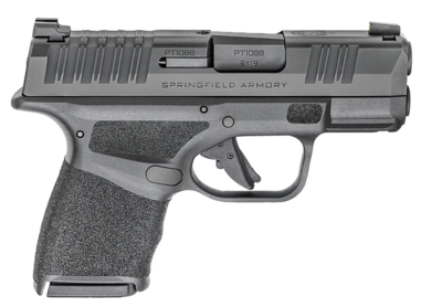 Springfield Armory HC9319BGU22 Hellcat Micro-Compact Gear Up Package 9mm Luger 13+1/11+1 3&quot; Melonite Barrel, Black Polymer Frame w/ Picatinny Acc. Rail &amp; Adaptive Grip Texture, Top Serrated Melonite S