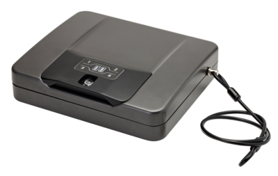 Hornady 98141 Rapid Safe 4800KP RFID,Access Code,Key Entry Black Steel Holds 1 Handgun 10.50&quot; L x 12&quot; W x 2.90&quot; D